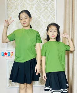 Áo thun 100% cotton đẹp cho bé nhiều mầu may sẵn cho cả trai và gái