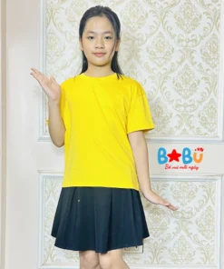 Áo thun 100% cotton đẹp hồng và vàng cho bé nhiều mầu may sẵn cho cả trai và gái