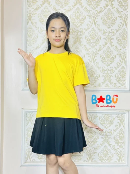 Áo thun 100% cotton đẹp hồng và vàng cho bé nhiều mầu may sẵn cho cả trai và gái