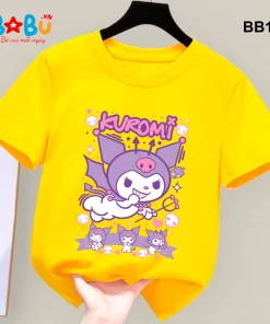 Áo thun Kuromi cho bé gái đẹp 100% cotton BB16